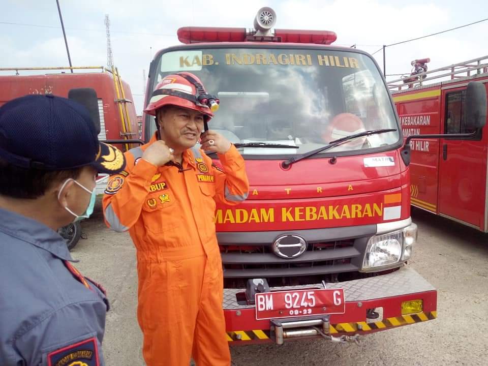 DPKP Inhil Sambut Kedatangan Wabup Syamsuddin Uti