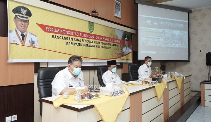 Bupati Buka Rapat Forum Konsultasi Publik dan Forum Perangkat Daerah RKPD 2022