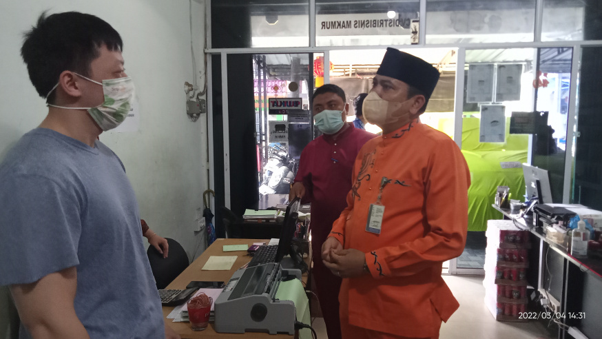 Sidak Migor dan Sembako oleh Disdagtri Inhil bersama Satgas Pengawasan Barang Beredar dan Jasa