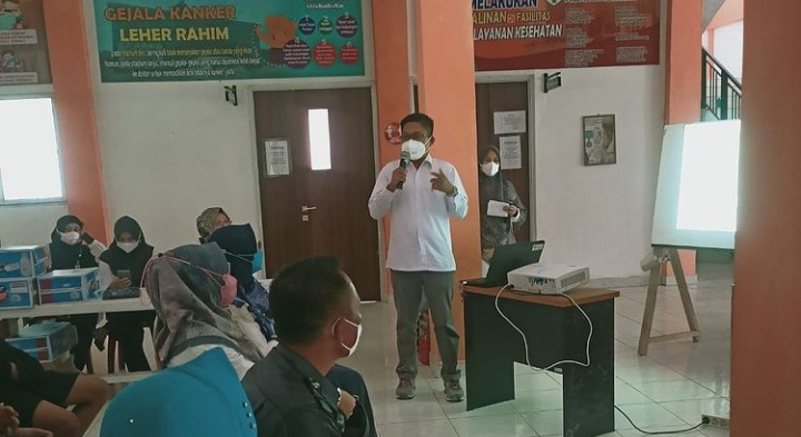 Kunjungan dan Promosi Pelayanan RSUD Puri Husada ke Puskesmas Keritang Hulu