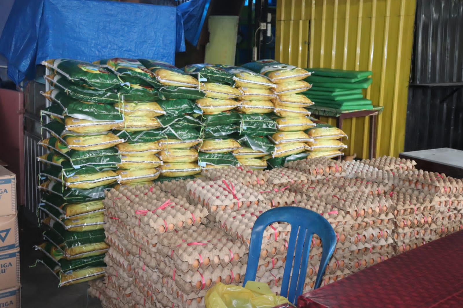 Pasar Murah di Kantor Disdagtri Inhil Dikunjungi Wagubri