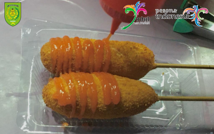 Corndog Ala Korea Khas Rhana Korean Food Street jadi Turut Meramaikan Jajanan Tembilahan