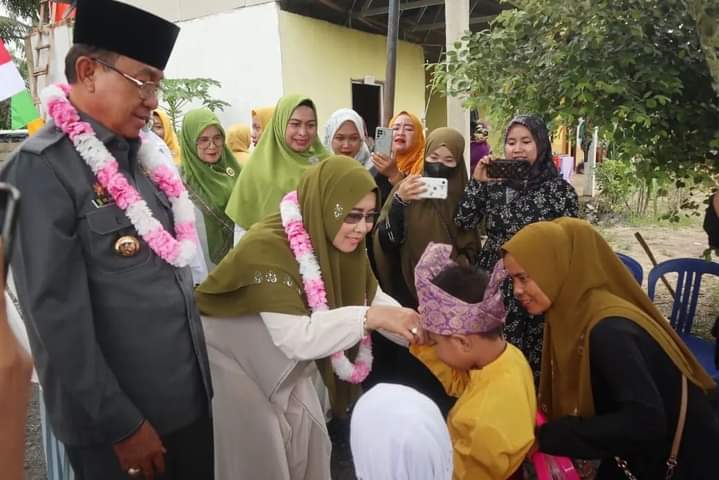 Bupati HM Wardan Tinjau Rumah Tahfiz di Desa Khairah Mandah