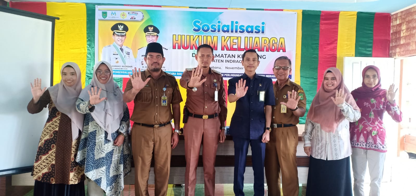 DP2KBP3A Taja Kegiatan Sosialisasi Hukum Keluarga di Kecamatan Keritang 