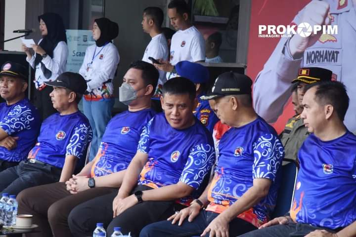 Wabup Buka Turnament Bola Volly Putra Kapolres Inhil Cup Tahun 2022