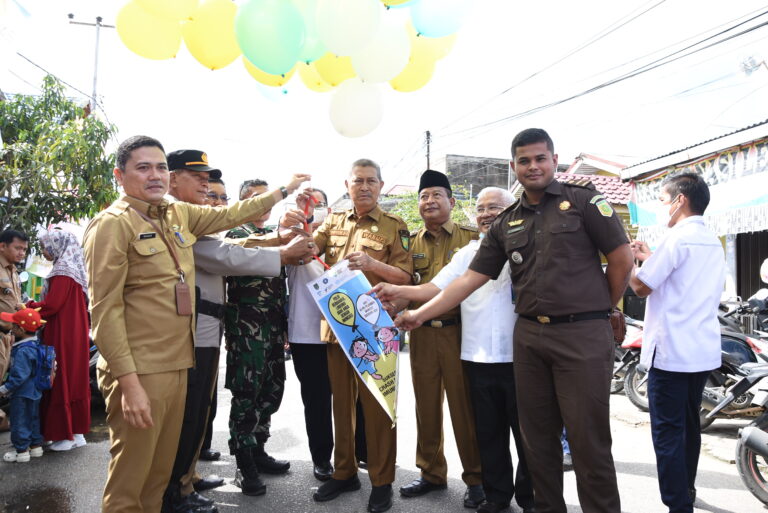 Sukseskan Cegah Penyakit Polio Dengan Pencanangan Crash Program Polio, Penimbangan dan Ukur Tinggi Badan Serentak di Inhil