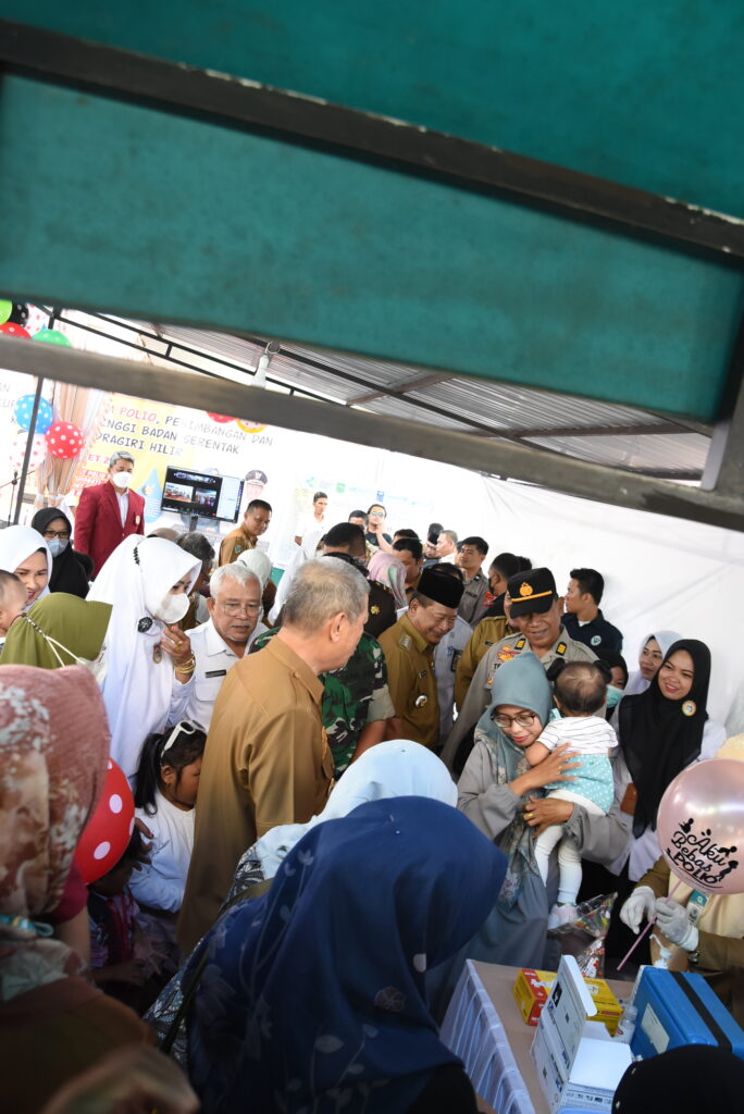 Sukseskan Cegah Penyakit Polio Dengan Pencanangan Crash Program Polio, Penimbangan dan Ukur Tinggi Badan Serentak di Inhil