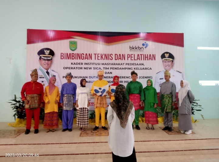 Percepatan Penanganan Stanting, DP2KBP3A Inhil Mengelar Kegiatan Pengukuhan Duta Gendre Kabupaten Indragiri Hilir Tahun 2023