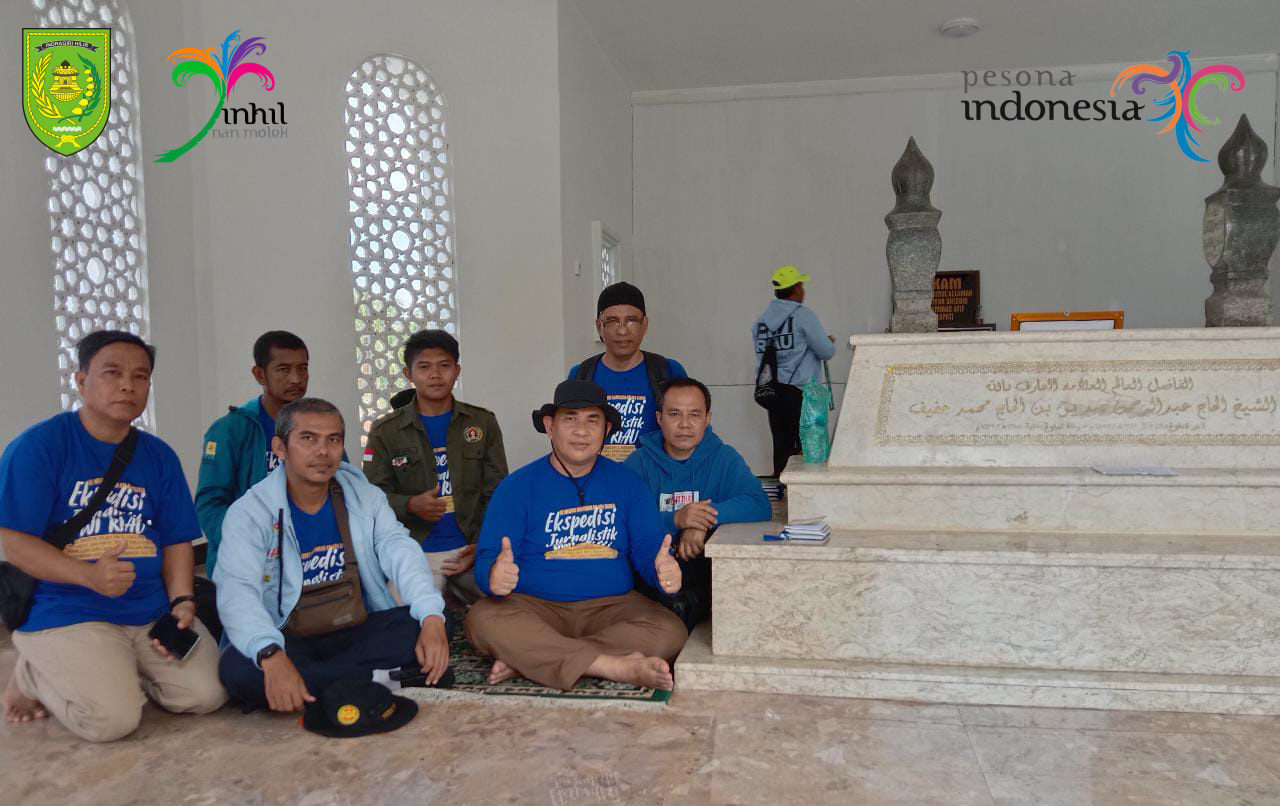 Makam Syekh Abdurrahman Siddiq & Pantai Terumbu Mabloe jadi Tujuan Ekspedisi Jurnalistik HPN Riau 2023