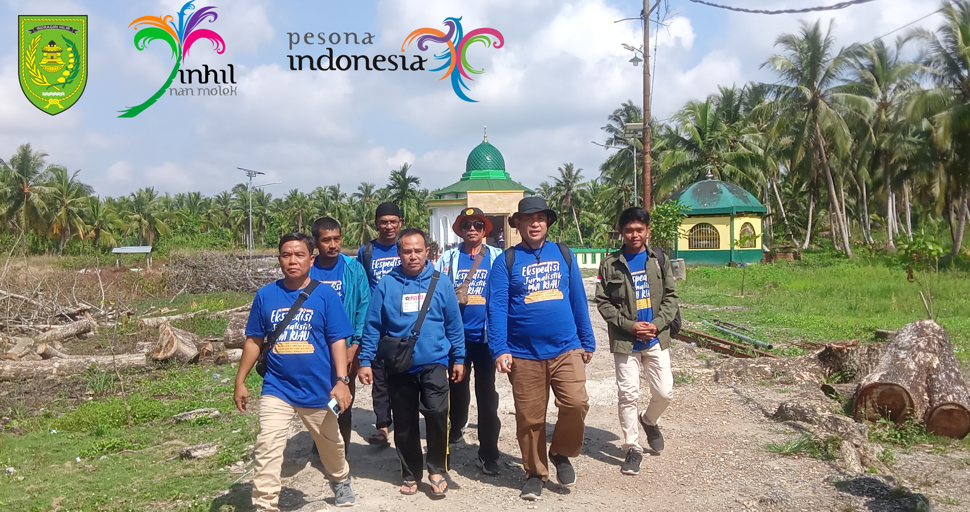 Makam Syekh Abdurrahman Siddiq & Pantai Terumbu Mabloe jadi Tujuan Ekspedisi Jurnalistik HPN Riau 2023