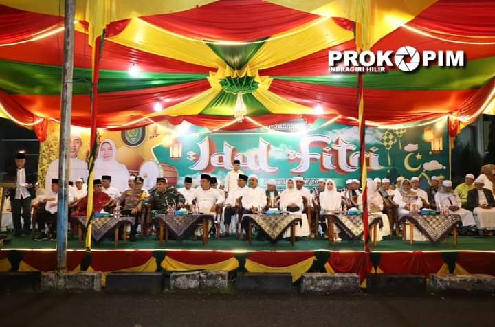 Diikuti 20 Ribu Lebih Peserta, Pj.Bupati Inhil Lepas Peserta Pawai Idul Fitri 1445 H