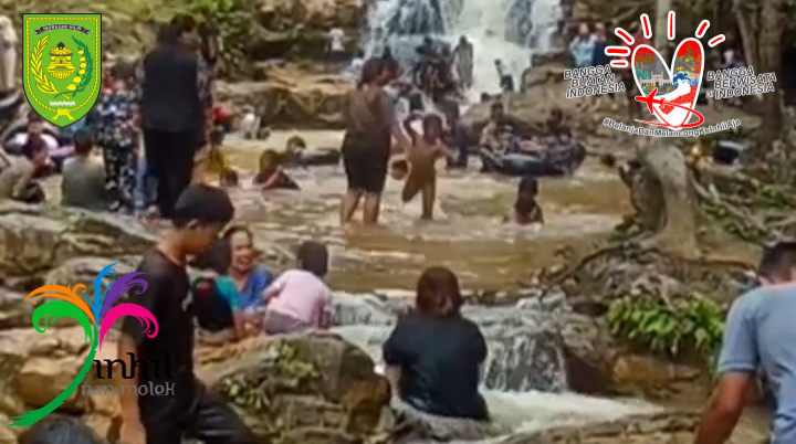 Idul Adha, Objek Wisata Air Terjun Tembulun Rusa Ramai Dikunjungi