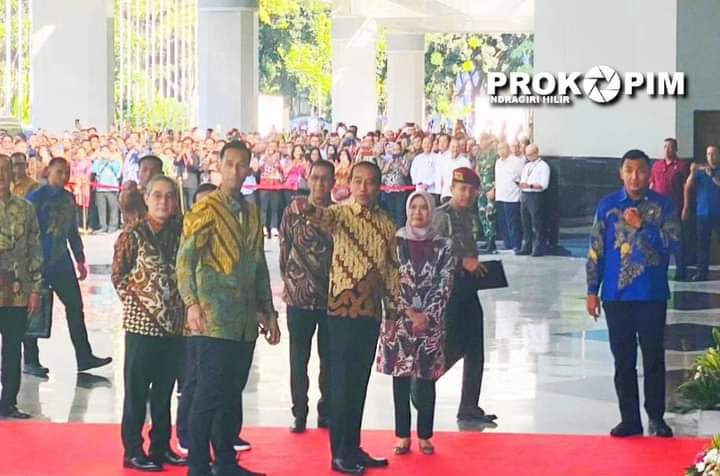 Pertahankan WTP, Pj.Bupati Herman ikuti Penyerahan LHP LKPP dan ILHP TA.2023 yang dihadiri Presiden RI