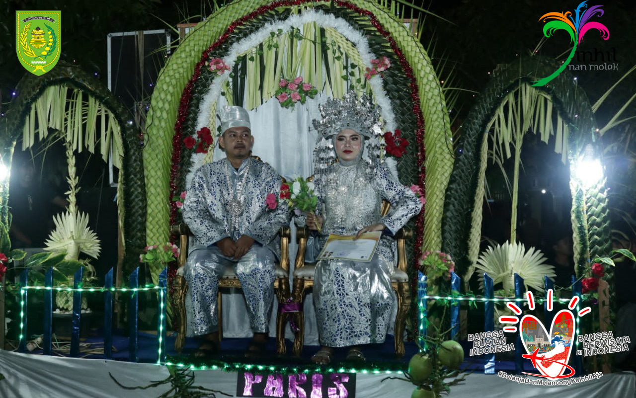 Festival Budaya Pagarakan Pengantin Sahur Desa Pulau Palas