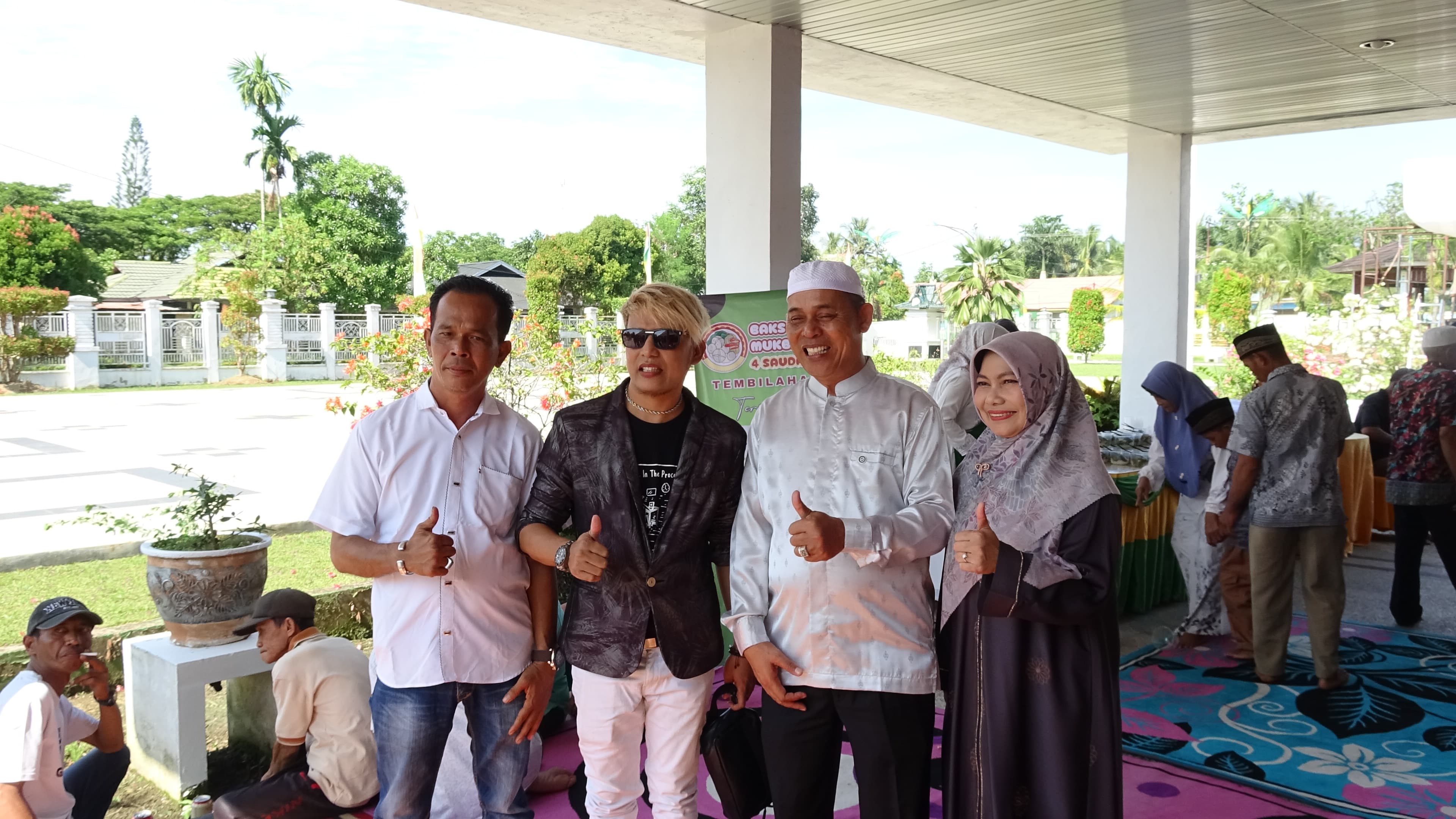 Bupati Inhil Herman Gelar Open House Idul Adha Bersama Pekerja Sektor Informal