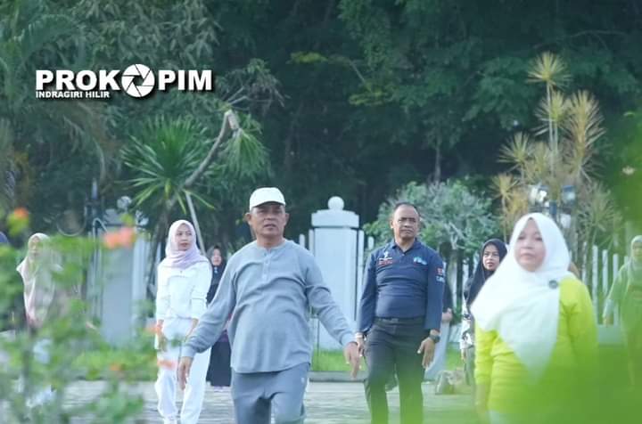 Pj.Bupati H.Herman, SE.MT Ikuti Senam Sehat Osteoporosis