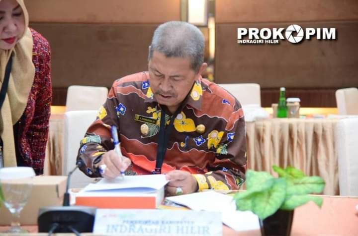 Wabup Inhil Hadiri RUPS Tahun Buku 2022 dan RUPSLB BRK Syariah