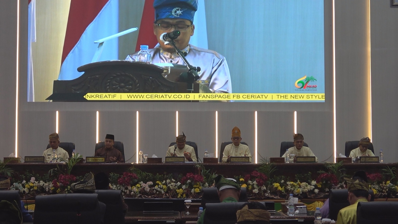 DPRD Inhil Gelar Rapat Paripurna Milad Inhil Ke-61
