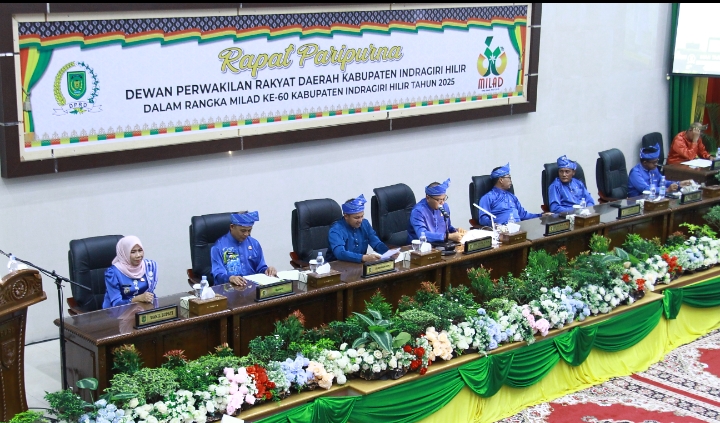 GALERI FOTO: Rapat Paripurna Istimewa DPRD Inhil dalam Rangka Milad Inhil ke-60