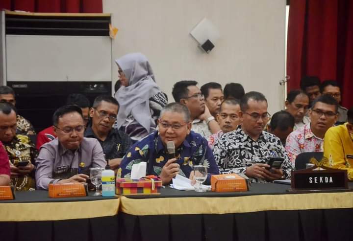 Sekda Inhil Hadiri Coaching Clinic Tim Percepatan Akses Keuangan Daerah Provinsi Riau Tahun 2023