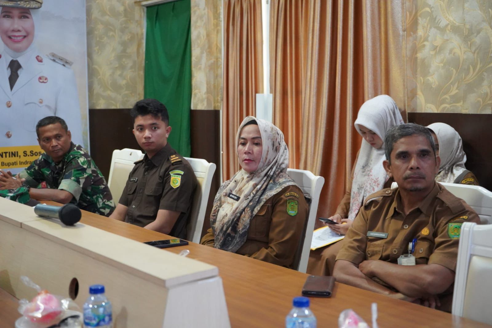 Pemkab Inhil Ikuti Rakor Nasional Virtual Bersama Kemendagri