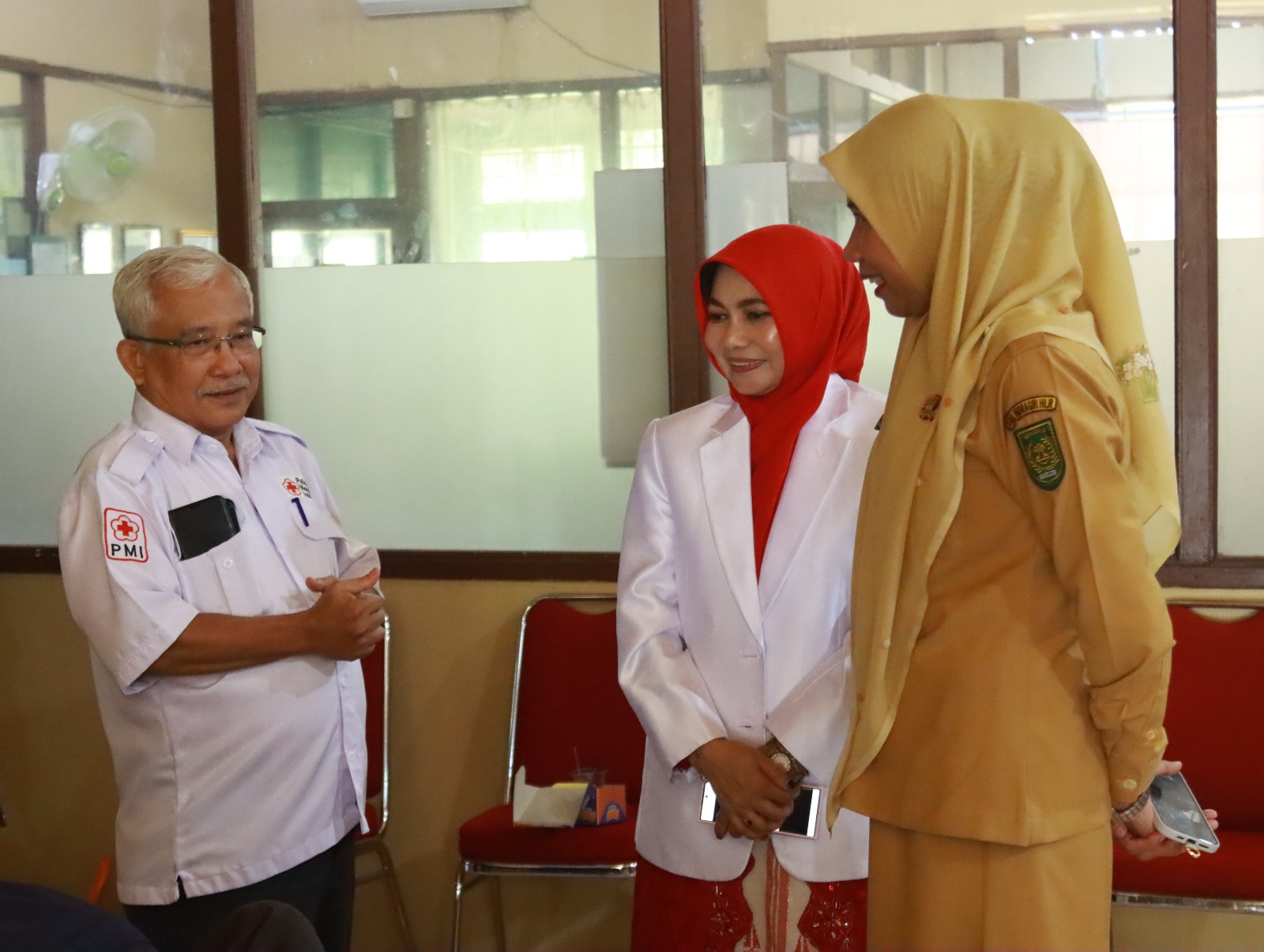 Wabup Yuliantini Hadiri Kegiatan Silaturrahmi Pengurus PMI Inhil