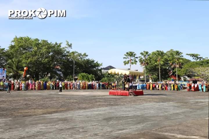 Bupati Inhil Pimpin Upacara Hari Pendidikan Nasional Tahun 2023