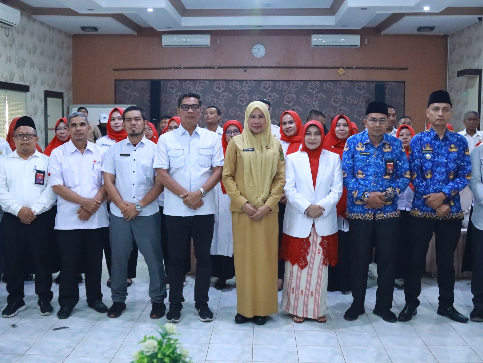 Wabup Yuliantini Hadiri Kegiatan Silaturrahmi Pengurus PMI Inhil