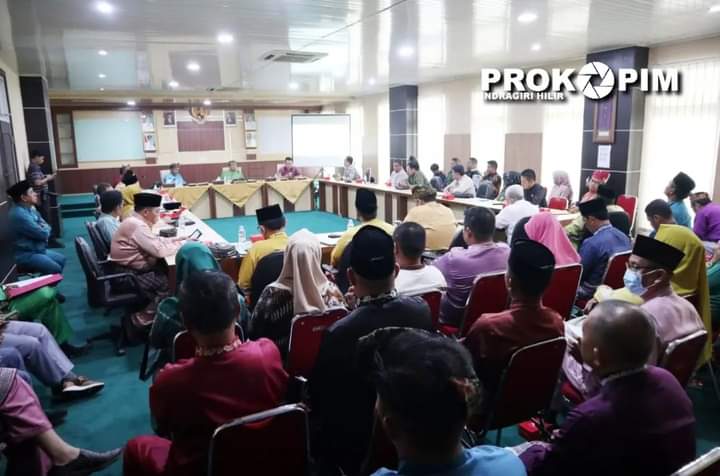 Bupati Wardan Pimpin Rapat Lanjutan Progres Persiapan Pelaksanaan HPN Provinsi Riau di Inhil