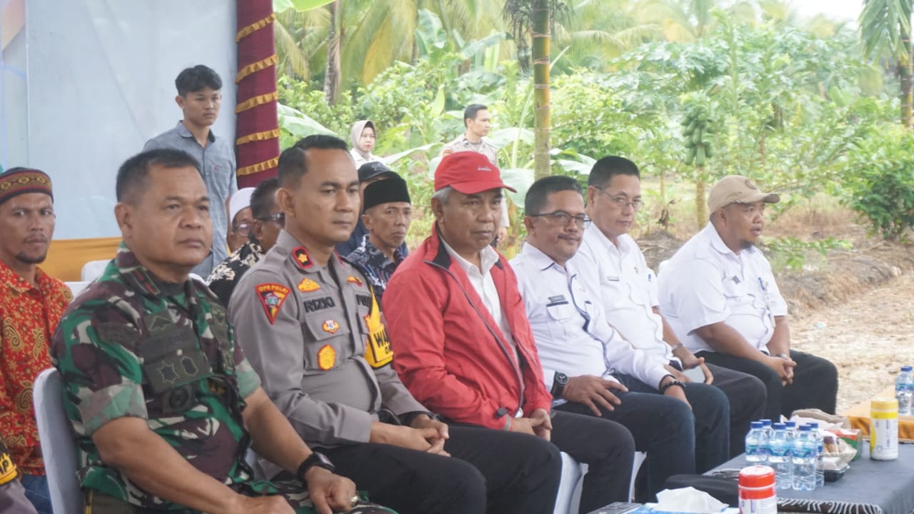 Kick Off Ketahanan Pangan di Inhil, Dukung Program Asta Cita Presiden