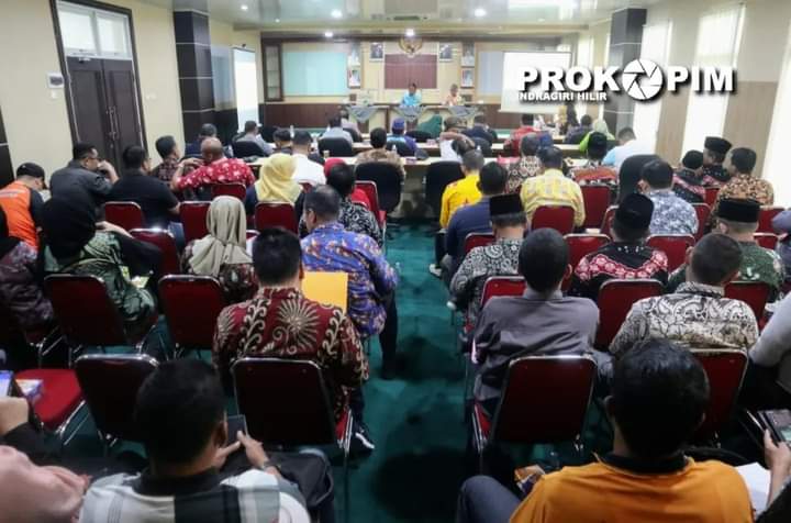 Bupati Pimpin Rapat Evaluasi Realisasi Fisik Dan Keuangan APBD, Dak Fisik, Dak Non Fisik Dan Tugas Pembantuan Periode Februari 2023