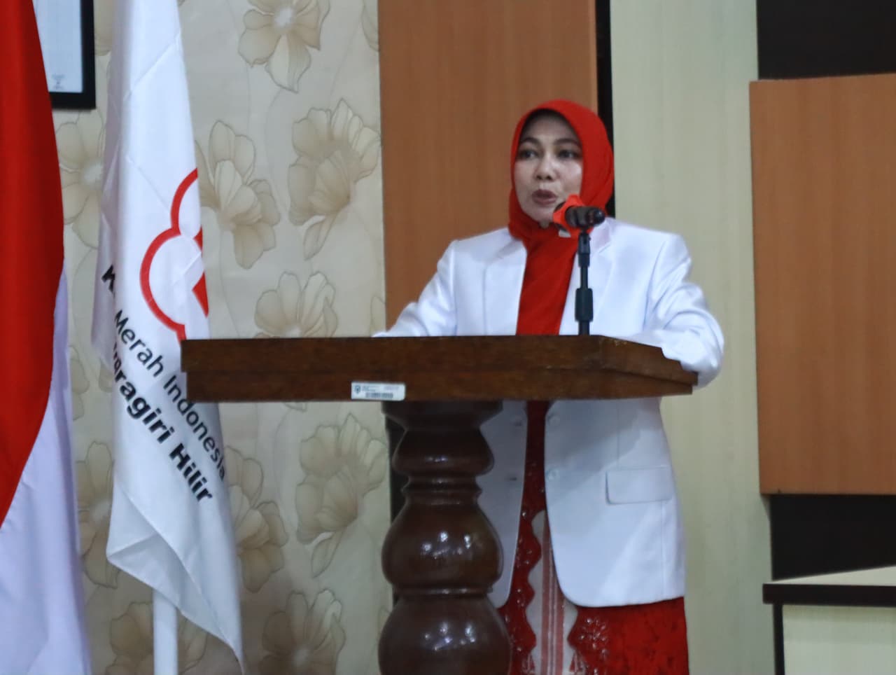 Wabup Yuliantini Hadiri Kegiatan Silaturrahmi Pengurus PMI Inhil