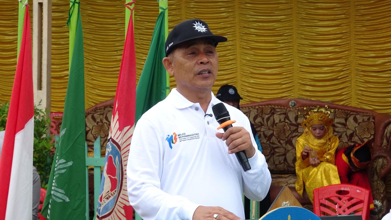 Bupati Inhil Lepas Pawai Ta’aruf Milad ke-113 Muhammadiyah