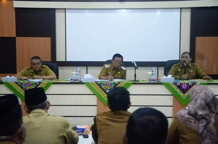 Bupati Pimpin Rapat Pemutakhiran, Verifikasi dan Validasi Data JKN