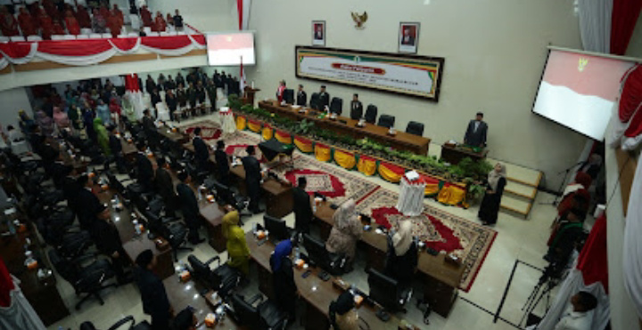 GALERI: Resmi Dilantik, inilah Pimpinan DPRD Inhil Periode 2024-2029