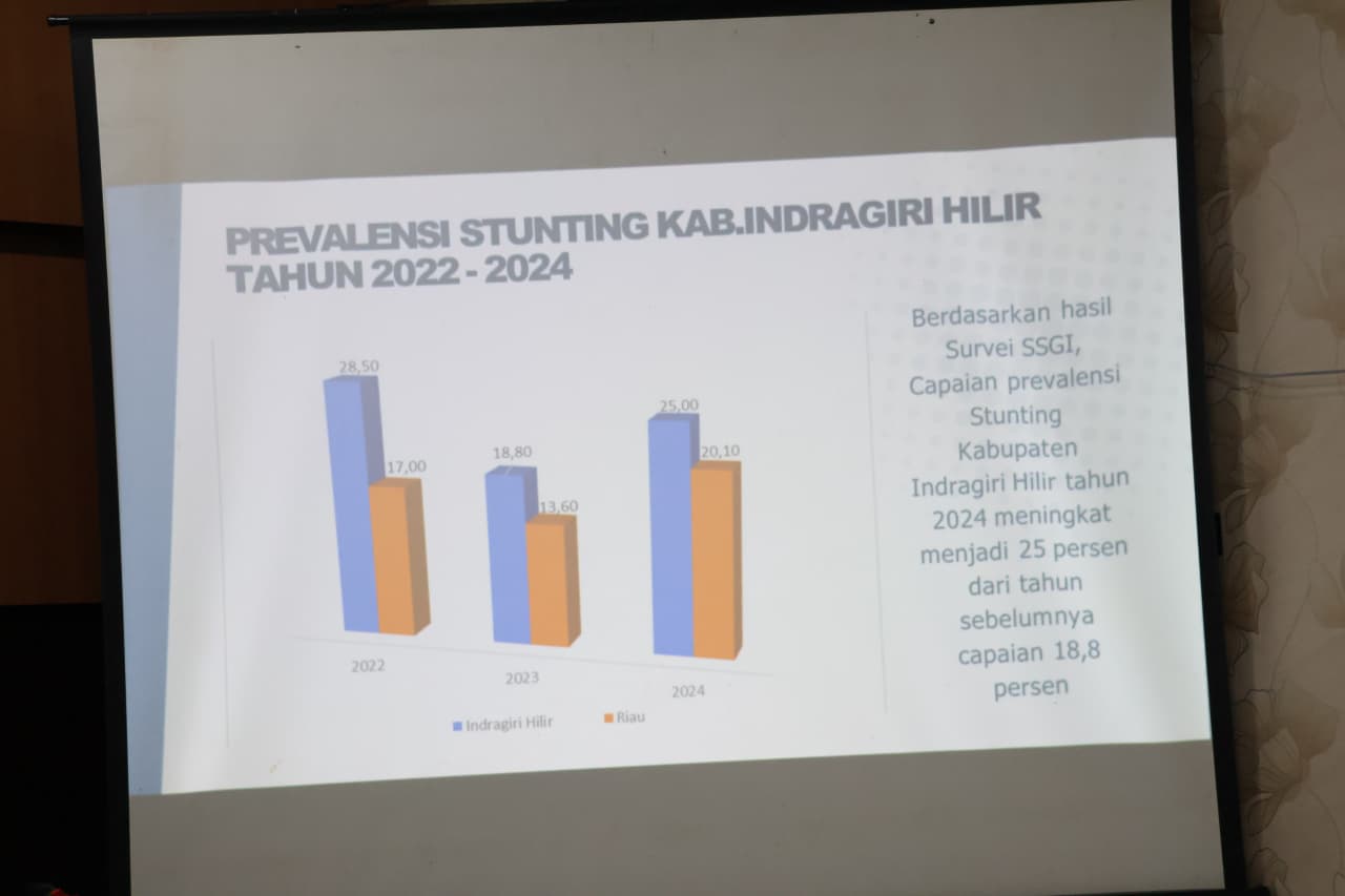 Bupati Inhil Buka Giat Publikasi Stunting dan Advokasi Lintas Sektor