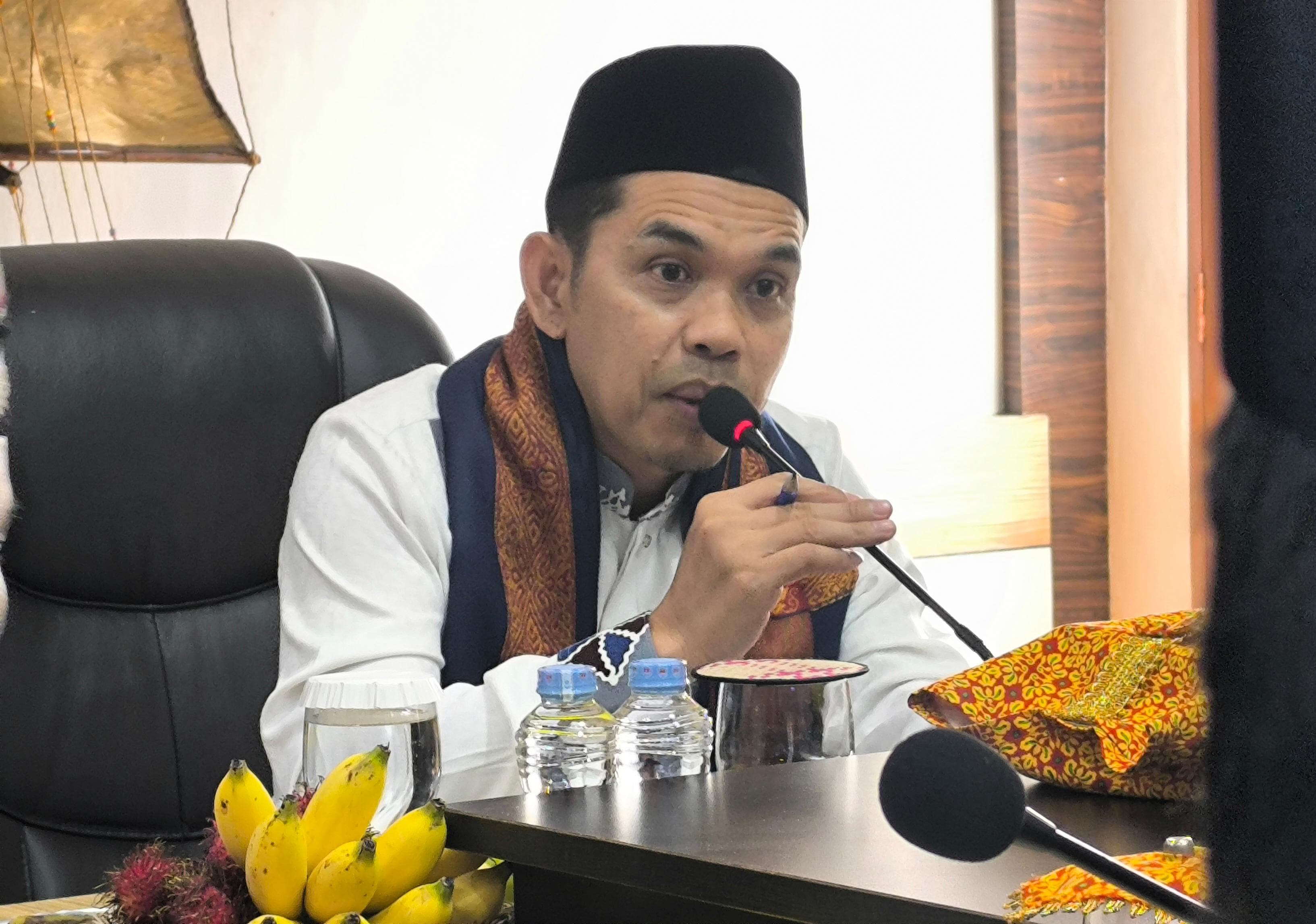 Audiensi Bersama KNPI dan OKP, Pj Bupati H Erisman Yahya Ajak Jaga Kondusifitas Pilkada