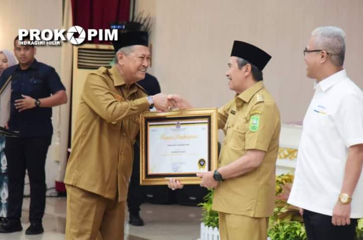 Pemkab Inhil Raih 2 Piagam Penghargaan dari Kanwil DJPb Provinsi Riau