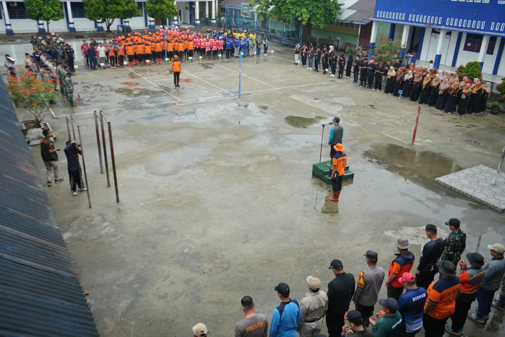 Pemkab Inhil Gelar Apel Kesiapsiagaan Bencana Hidrometeorologi