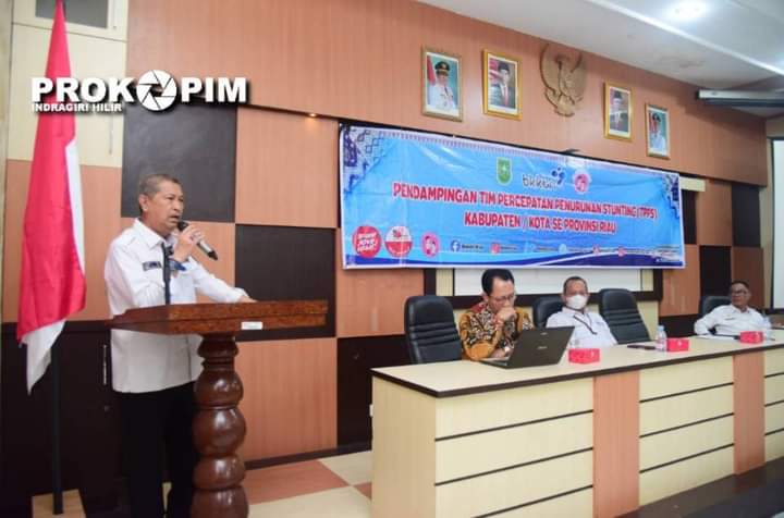 Wabup Inhil Buka Rapat Pendampingan Penyusunan Raker TPPS Inhil Tahun 2023