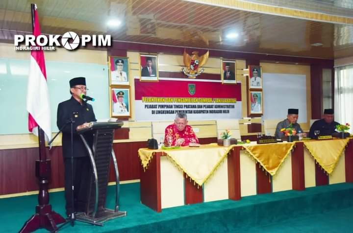 Bupati Wardan Lantik 6 Pejabat Pimpinan Tinggi Pratama dan 5 Pejabat Administrator