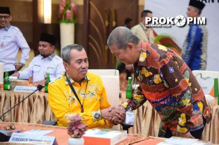 Wabup Inhil Hadiri RUPS Tahun Buku 2022 dan RUPSLB BRK Syariah