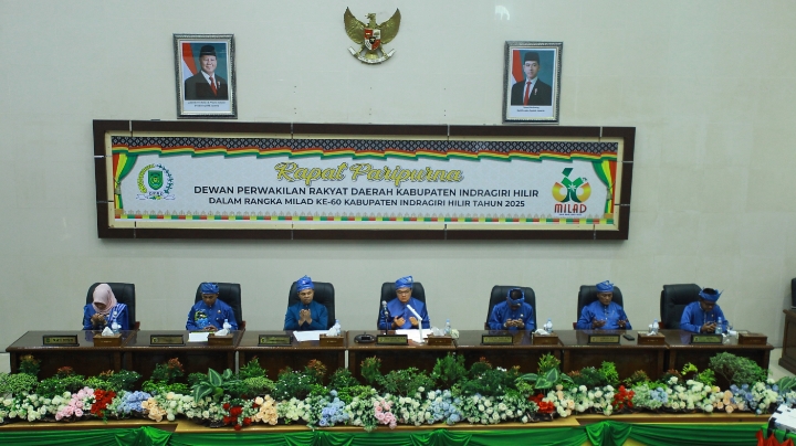 GALERI FOTO: Rapat Paripurna Istimewa DPRD Inhil dalam Rangka Milad Inhil ke-60