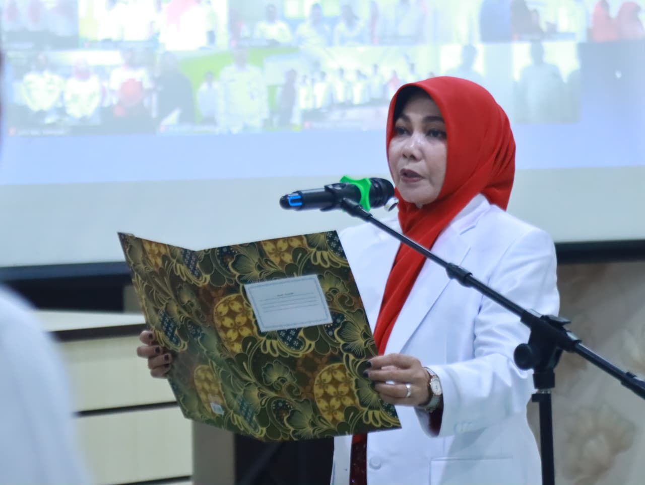 Wabup Yuliantini Hadiri Kegiatan Silaturrahmi Pengurus PMI Inhil