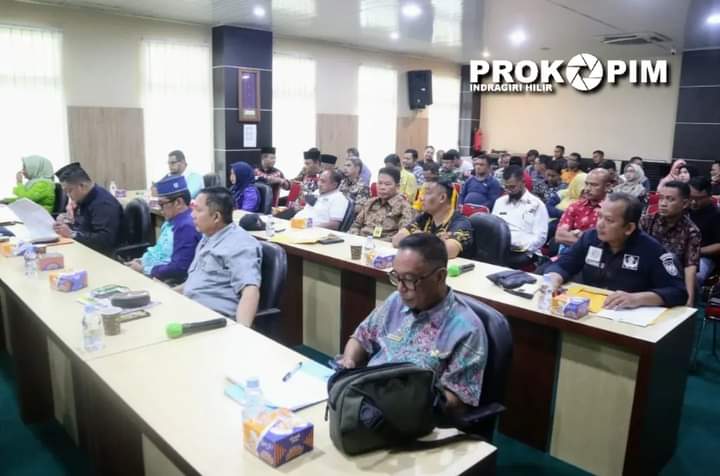 Bupati Pimpin Rapat Evaluasi Realisasi Fisik Dan Keuangan APBD, Dak Fisik, Dak Non Fisik Dan Tugas Pembantuan Periode Februari 2023