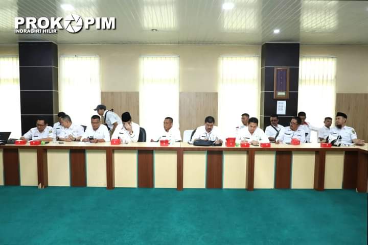 Bupati Wardan Pimpin Rapat Progres Persiapan HPN Riau Tahun 2023