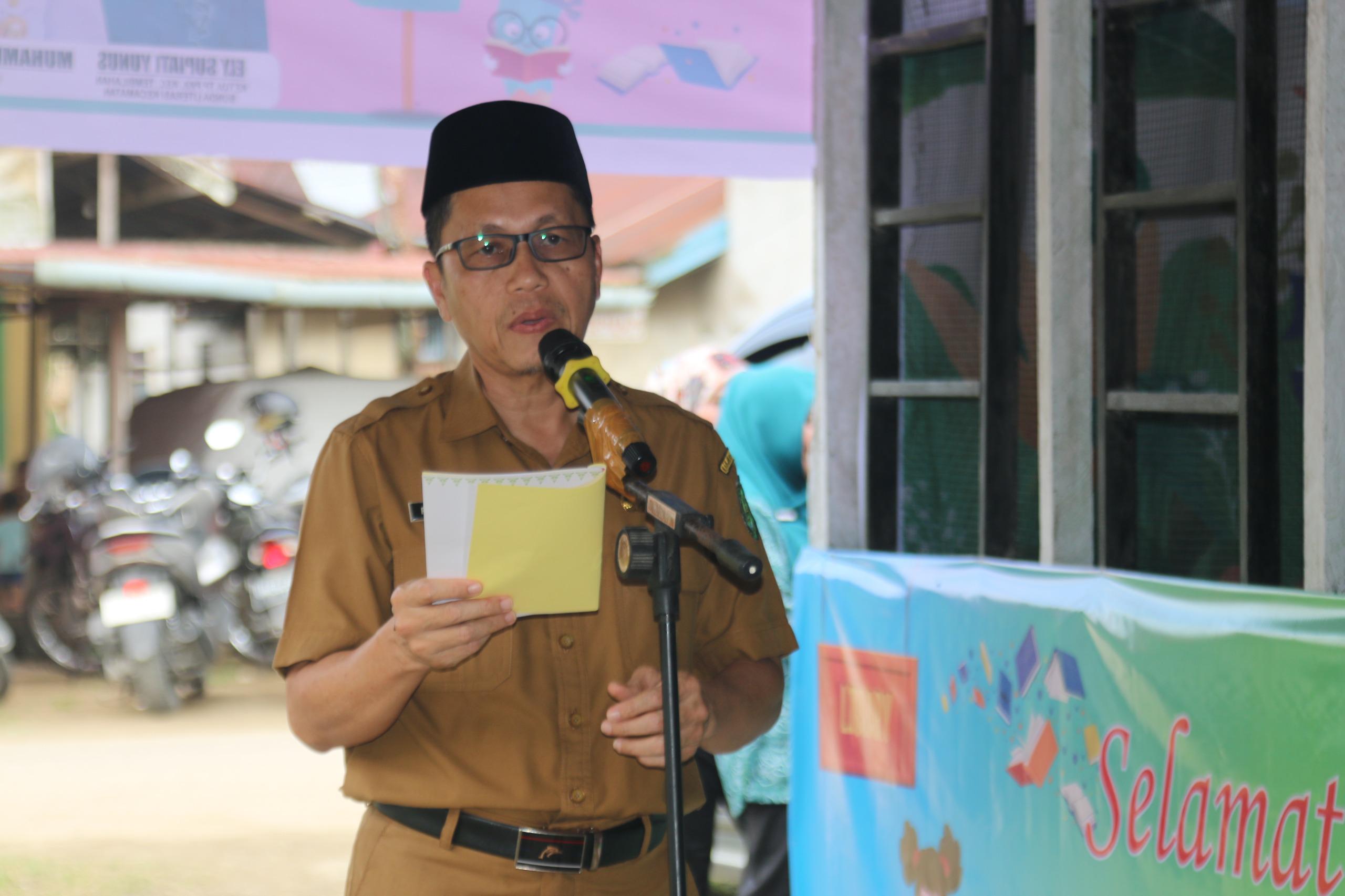 Bunda Literasi Inhil Resmikan Perpustakaan Kecamatan Tembilahan