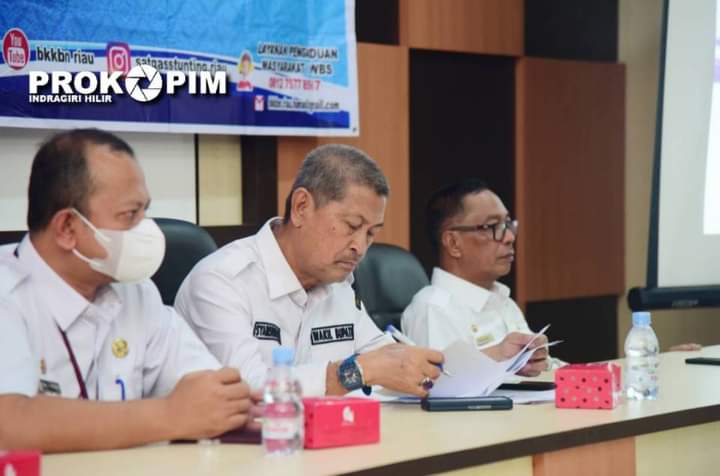 Wabup Inhil Buka Rapat Pendampingan Penyusunan Raker TPPS Inhil Tahun 2023