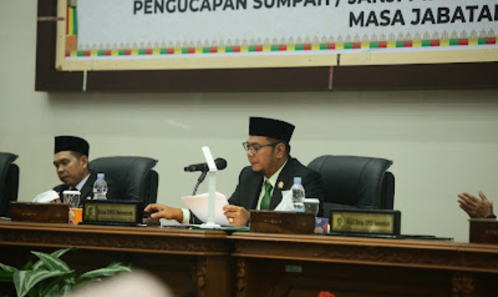 GALERI: Resmi Dilantik, inilah Pimpinan DPRD Inhil Periode 2024-2029