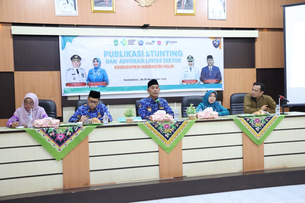 Bupati Inhil Buka Giat Publikasi Stunting dan Advokasi Lintas Sektor
